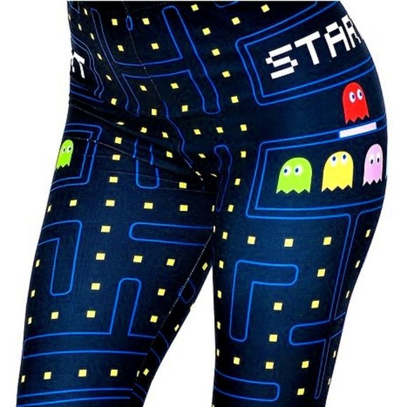 PAC MAN - 3D LASER PRINT LEGGINGS - Picture 3 of 9